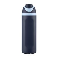 IStapromo Gifts Custom Fruit Cup Grote Capaciteit Dubbele Drinkopening Sportfles 304 RVS Vacuüm Waterfles Tumbler met Handvat