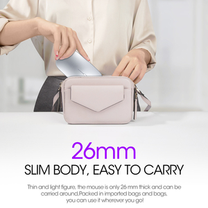 Mỏng Chuột phụ kiện máy tính chuột có thể sạc lại pin chuột không dây cho máy tính xách tay/máy tính - Product Image 5
