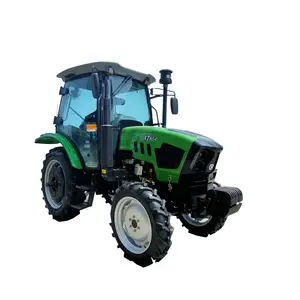 4*4 rodas trator HP604 55hp traktor para preços agrícolas para venda