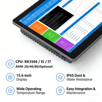 Proveedor de TPV de Mesa, Dispositivo Portátil de Pedidos con Pantalla Táctil Capacitiva de 15.6 Pulgadas, Android, Wi-Fi 6