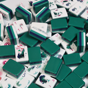 Mahjong américain <span class=keywords><strong>en</strong></span> acrylique vert clair <span class=keywords><strong>de</strong></span> style moderne, modèle Vancor 173, <span class=keywords><strong>4</strong></span> joueurs, personnalisé, superposé, vente chaude - Product Image 3