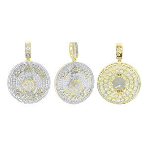 Nuova Collana Hip-Hop Personalizzata con Iniziali 'All Hustle <span class=keywords><strong>No</strong></span> Luck', Ciondolo con Catena a Corda, Gioiello con Zirconi Cubici 5A - Product Image 6