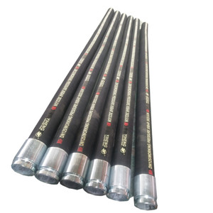 Tuyau en caoutchouc <span class=keywords><strong>flexible</strong></span> pour pompe à béton DN125 DN150 noir enveloppé / Tuyau à ciment / Tuyau en caoutchouc pour gunite - Product Image 3