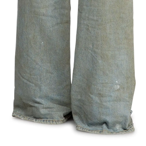 Nuevos Jeans de Mezclilla Lavados con Efecto Sucio, Estilo Y2K, Holgados, con Pintura en Aerosol, Desgastados, Vintage, de Pierna Recta, Jeans de Diseñador para Hombre - Product Image 3