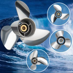 Nuevo Hélice Winibo para Motor Fuera de Borda Yamaha 60HP-140HP, 3 Aspas de Acero Inoxidable, 15 Dientes, <span class=keywords><strong>RH</strong></span>, OEM 6L6-45930-02-98 - Product Image 6