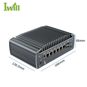 Mini PC de 6 Puertos Ethernet Sin Ventilador <span class=keywords><strong>Intel</strong></span> <span class=keywords><strong>Core</strong></span> <span class=keywords><strong>I3</strong></span> <span class=keywords><strong>10110U</strong></span> Router Firewall Pfsense Económico con POE - Product Image 2