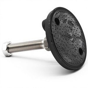 Pied de nivellement <span class=keywords><strong>réglable</strong></span> fileté avec base rotative, pied de nivellement articulé, patin coulissant pour meubles, pied de nivellement - Product Image 1