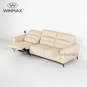 Fauteuil inclinable moderne de luxe en cuir véritable 3/4 places, idéal pour villa, salon, hôtel WINMAX, garantie 1 an G227 - Product Image 3