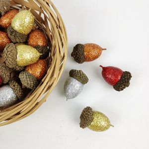 Decorazione di <span class=keywords><strong>ghiande</strong></span> artificiali naturale tappo di <span class=keywords><strong>ghiande</strong></span> finte Mini <span class=keywords><strong>ghiande</strong></span> per l'autunno e la decorazione artigianale di natale - Product Image 2
