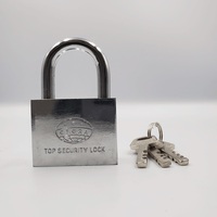 Fabricant Clé à ailettes nickelée de 60mm personnalisée meilleur cadenas avec serrure à lame de feuille