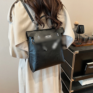 <b>Women's</b> Vintage Oil-Finished Leather <b>Backpack</b> Versatile Trendy And <b>Stylish</b> Wholesale Classic Style <b>Women</b> Luxury <b>Backpacks</b> - Product Image 3