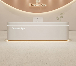 Universal Custom Front Reception Desk Multi Style Aesthetic Design Premium Cashier <b>Table</b> for Global Commercial Retail Service - Product Image 1