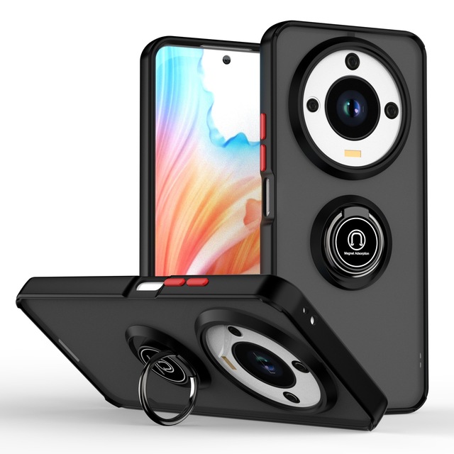 Kickstand Metal Ring Holder Hard Armor Case for Huawei Honor X60 X9C Smart 5G Mobile Phone