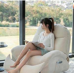 Chaise inclinable à bascule pivotante de haute qualité canapé de Massage confortable pour la maison salon pour appartement éponge en tissu fait villa - Product Image 4