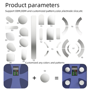 2024 mới đến lớn LCD cao chính xác cơ thể thủy tinh chất béo phân tích điện tử thông minh phòng tắm quy mô kỹ thuật số - Product Image 6