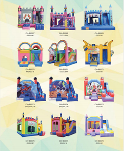 풍선 성 PVC 현대 파티 대여 사용자 정의 아이 점프 튀는 풍선 상업 바운스 하우스 콤보 슬라이드 송풍기와 함께 - Product Image 4