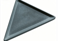 Moule en silicone S5097 en forme de triangle créatif pour pot de fleurs, idéal pour la création artisanale de jardinières personnalisées