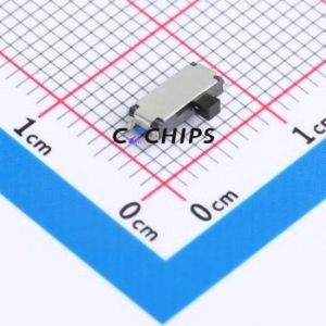 K3-1296S-E1 Slide Switch SMD Switch Single Pole Double Throw Rectangle Pin Header SMD Tab 6.6mm - Product Image 1