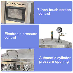 Relógios Verticais com Display Digital em Aço Inoxidável Câmara de Teste de Chuva em Aço Inoxidável Testador à Prova d'Água Ipx78 para Laboratório - Product Image 4