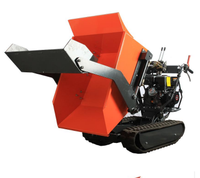 Mini-dumper sur chenilles KONSTANT, moteur 9,0 CV, boîte de vitesses 3 vitesses, capacité de charge de 500 kg, auto-chargeur, tout-terrain