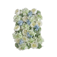 FPS008 Mur de fleurs artificielles faites à la main Nouveau design Tapis de fleurs de mariage Décoration Tissu doux pour la Saint-Valentin