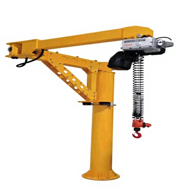 Professional Folding Boom Crane 500kg Capacity Bearing Hoist High Load Ergonomic Mechanical Arm Design Anbo Brand 1 Year
