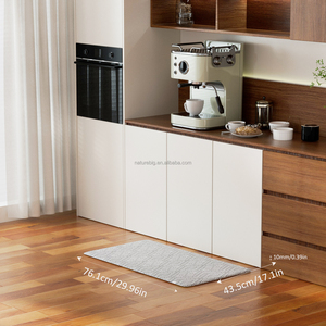 Tapis de cuisine modernes en PVC imperméables et anti-fatigue, tapis de confort antidérapant pour la cuisine, tapis de cuisine décoratif, tapis de bureau - Product Image 2