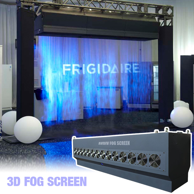 3D Fog Screen 1-3M Downward Water Fog Screen Machine 3D Mist Projection Display Water Fog Screen