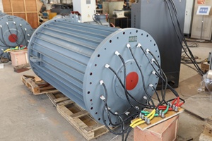 Alternateur éolien/hydraulique Bibo 1500 kW 150 tr/min à aimant permanent, faible régime, IP54, 95 % d'efficacité, 690 V 25 Hz, vente directe usine - Product Image 2