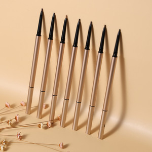 <span class=keywords><strong>Crayon</strong></span> de luxe pour les sourcils de maquillage végétalien <span class=keywords><strong>gris</strong></span> brun mince avec logo personnalisé mince ingrédient minéral doré - Product Image 3