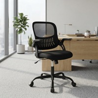 Chaise de bureau de haute qualité, ergonomique, pivotante, moderne, en maille, réglable, durable, en nylon