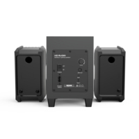 2025 vente en gros usine rvb haut-parleur de jeu coloré Portable USB filaire Subwoofer haut-parleur d'ordinateur Rechargeable