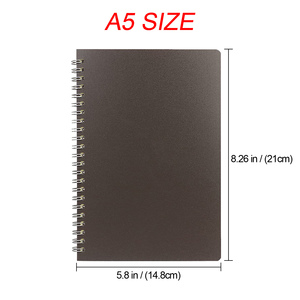 Agenda giornaliera personalizzata A5 personalizzata Agenda tascabile diario diario copertina in pelle Pu punteggiato/quaderno con griglia a punti - Product Image 2