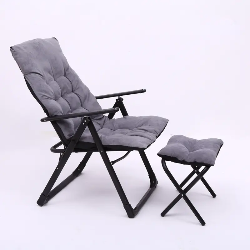 Multifunctional portable folding backrest recliner outdoor leisure beach chair picnic camping folding chair