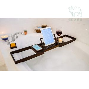 Plateau de baignoire en bambou à la mode extensible pour bain de luxe - Product Image 1