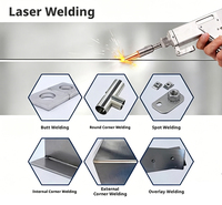 Soldadora Láser Portátil de Doble Oscilación a Precio Competitivo para Taller de Metal Inteligente, Máquina de Corte y Limpieza Eficiente