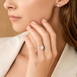 Luxury Style White <b>Crystal</b> Silver <b>Ring</b> for Women Wedding Engagement Anniversary Party Jewelry - Product Image 3