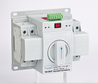 SANYUE CB Commutateur de transfert automatique avec carte de commande YSQ1-63M/2P 2P 63A pour usage industriel, commutateur de transfert de générateur