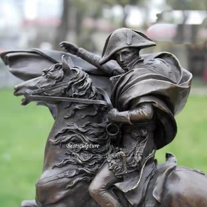 Décoration de bureau à domicile, statue de Napoléon en bronze, petite taille, figurine en métal, sculpture - Product Image 2