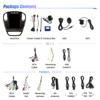 Mekede – lecteur vidéo stéréo de voiture à écran tactile série TS pour Buick Regal 2009-2013 Android + système audio de voiture automatique