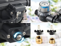 Pemanas Air Panas Tanpa Tangki 110V AC Portabel Bertekanan Tinggi 70PSI Motor Senyap Sistem Pompa Air Segar Otomatis Sesuai Permintaan