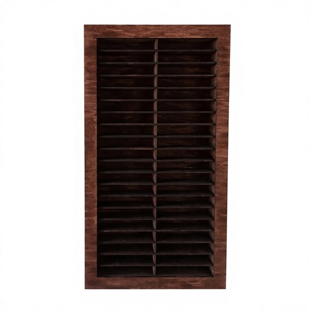 Wooden Cassette Tape Storage Case Rack Standing Type Three-Layer Non-Folding Desktop Shelves Box