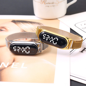 Nouvelle montre digitale LED, boîtier ovale en alliage, cadran de 40 mm, affichage intelligent avec alarme et date, style sport et mode unisexe. - Product Image 3