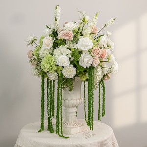 2026 New Plastic Flower Wedding Hotel Banquet <b>Table</b> <b>Party</b> Event <b>Decoration</b> Wedding Artificial Simulated Flower Ball Pendant - Product Image 4