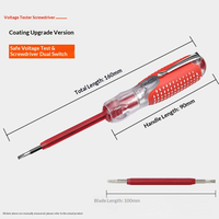 Stylo testeur de tension double usage multifonctionnel pour la détection de circuits et le test de fils sous tension