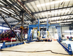 Platform lepas pantai struktur stasiun Las robotik Gantry otomatis dengan pemrograman Offline 3-Axis - Product Image 3