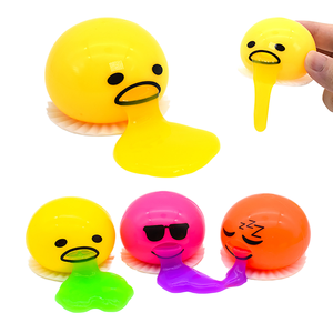 Juguetes Antiestrés Divertidos, Novedosos, de Plástico, con Forma de Yema de Huevo que Vomita, Bolas de Slime, Regalos Divertidos y Originales para Niños - Product Image 2