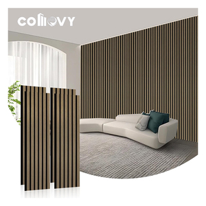 Panel de <span class=keywords><strong>pared</strong></span> acústico de <span class=keywords><strong>madera</strong></span> para sala de estar de jardín Comovy para <span class=keywords><strong>salón</strong></span> de belleza panel de <span class=keywords><strong>pared</strong></span> de WPC de chapa de <span class=keywords><strong>madera</strong></span> para paredes de fondo - Product Image 5
