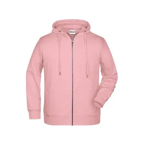 Sweat-shirt à capuche zippé pour homme, merchandising biologique et durable - Product Image 6