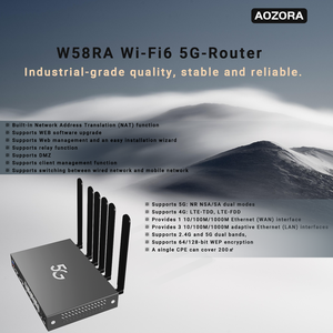 Router CPE WiFi6 AX3000 5G con eSIM y Nano SIM, 3000Mbps, Mesh Gigabit, Desbloqueado, Router Celular Verizon, Hotspot Móvil para Oficina y Hogar - Product Image 5